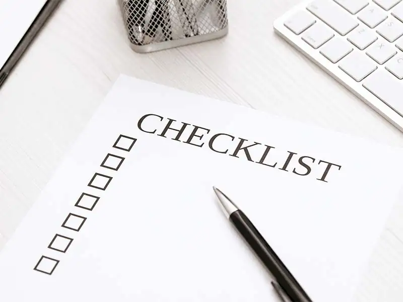 Checkliste