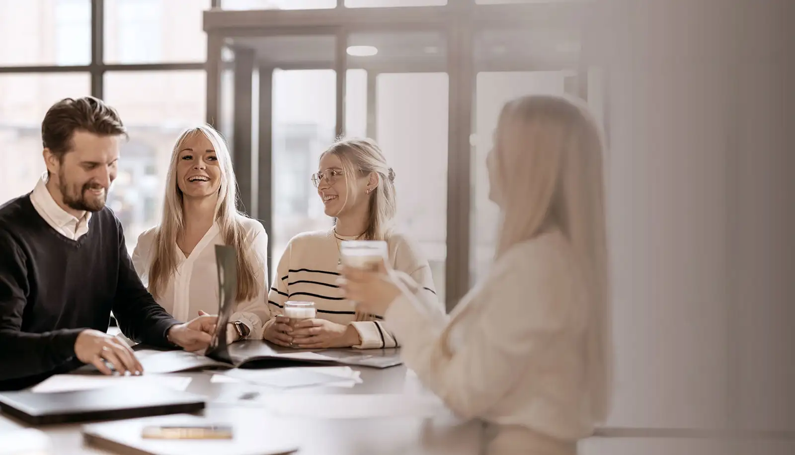 Mitarbeiter im Meeting